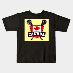 Lacrosse CANADA | Sport ice hockey Kids T-Shirt